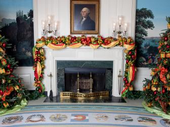 The Diplomatic Room of the White House is decorated for the 2010 holiday season,  Dec. 15, 2010. (Official White House Photo by Lawrence Jackson)

This photograph is provided by THE WHITE HOUSE as a courtesy and may be printed by the subject(s) in the photograph for personal use only. The photograph may not be manipulated in any way and may not otherwise be reproduced, disseminated or broadcast, without the written permission of the White House Photo Office. This photograph may not be used in any commercial or political materials, advertisements, emails, products, promotions that in any way suggests approval or endorsement of the President, the First Family, or the White House.