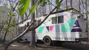 The Wheels on the House: Tour Kels + Jay's School Bus Home